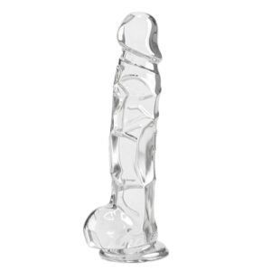 Transparante dildo 22 cm – Clear Dildo TPE 22.5 cm