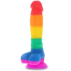 Regenboog dildo 18 cm – Rainbow Lover Dildo 18 cm