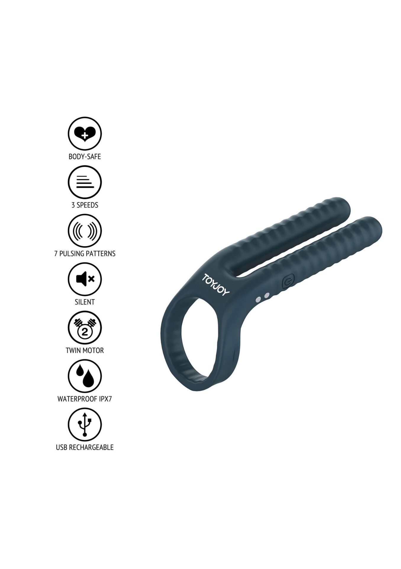 Vibrerende koppel ring – Fushion Vibrating Couple Ring – foto 8