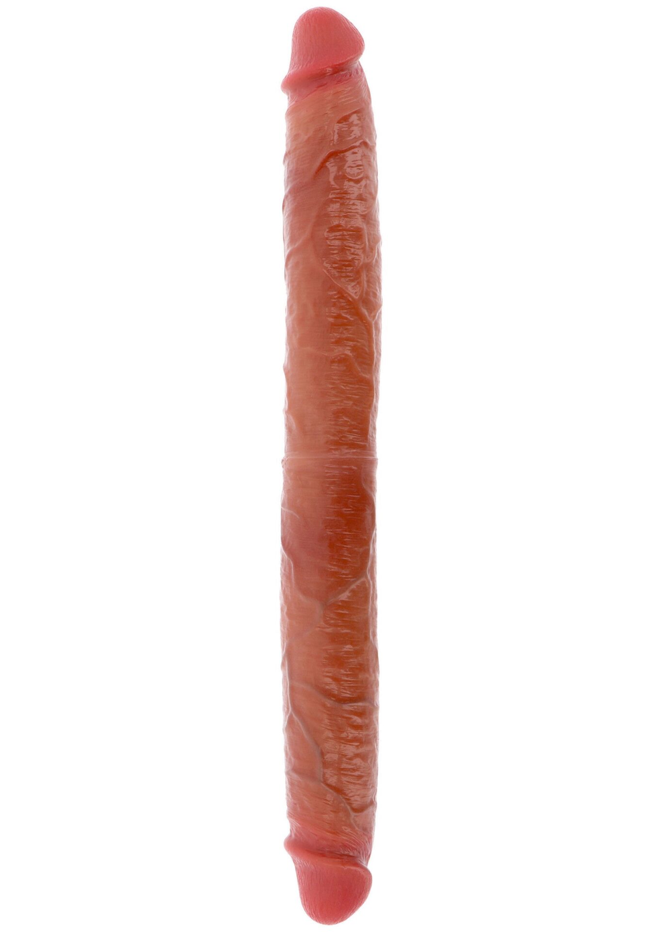 Dubbele dildo met voorhuid 46 cm – Foreskin Double Dong Silicone 46 cm – foto 4