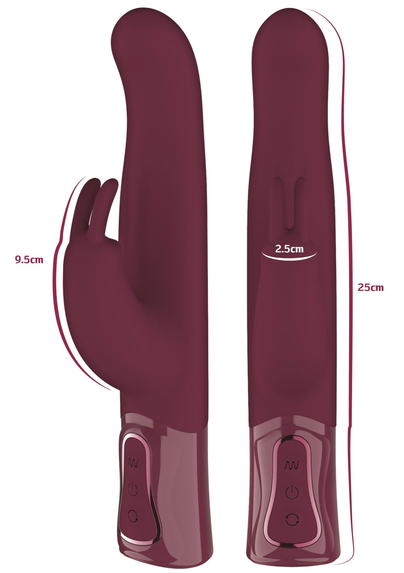 Draaiende dikke rabbit vibrator – Rotating & Vibrating Thick Rabbit Vibrator – foto 7