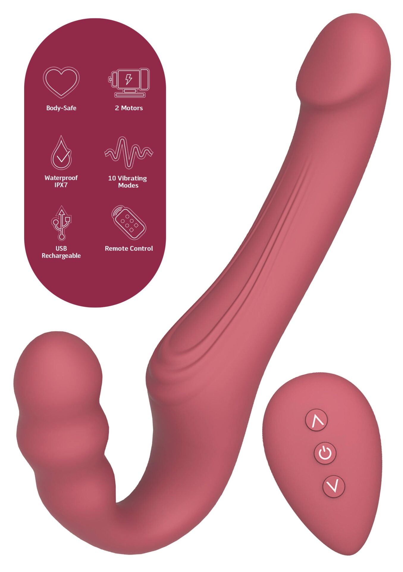 Strapless strap-on vibrator – Strapless Strap-On Vibrator – foto 5