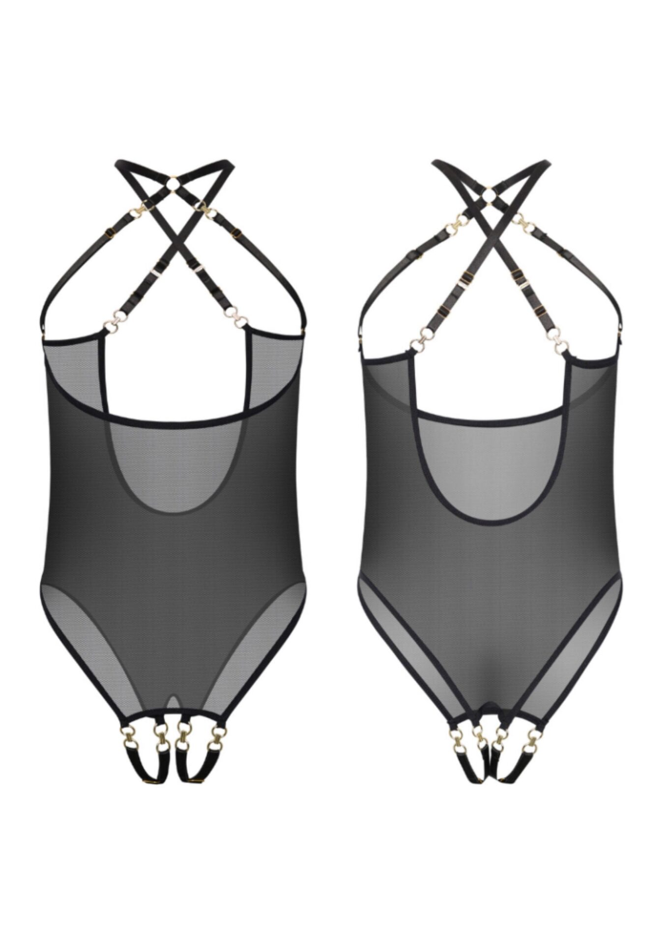 Cupless & Crotchless Body met Verstelbare Bandjes - Afbeelding 4