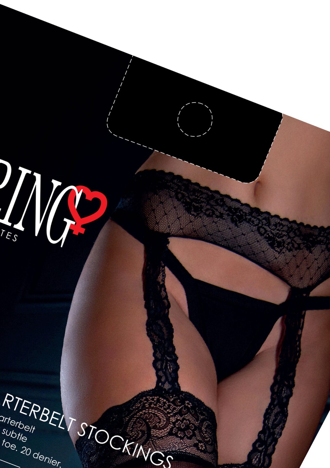 Satijnen jarretelgordel kousen – Satin Touch Garterbelt Stockings – foto 2