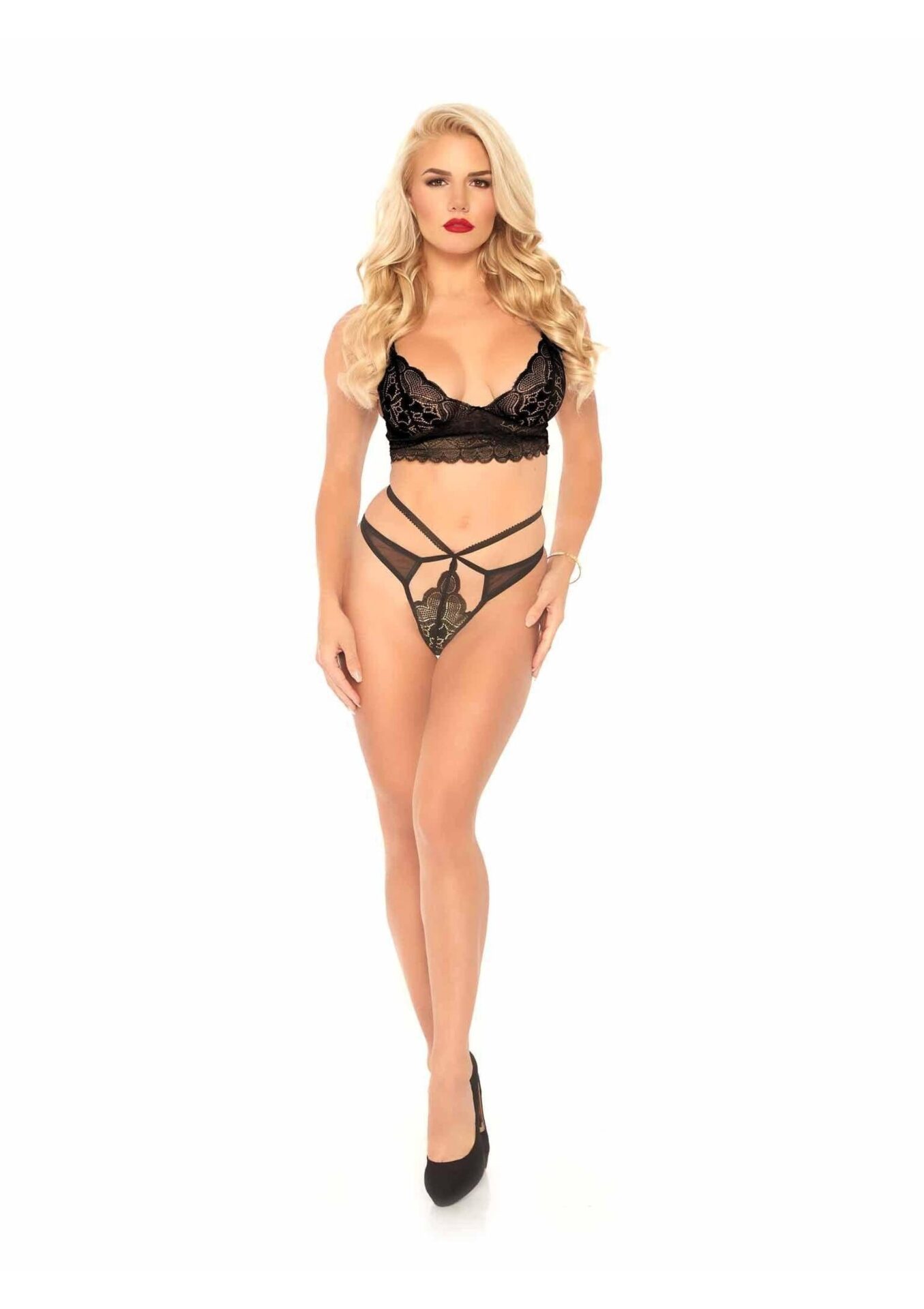 Sweetheart Bralette and String Lingerieset - Afbeelding 6