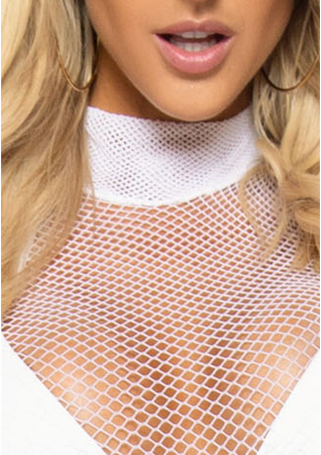 Fishnet Mini-jurk met Lange Mouwen - Afbeelding 9