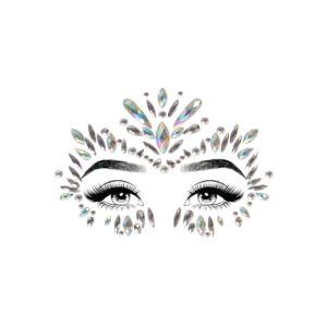 Gezicht sieraad sticker iris – Iris Adhesive Face Jewels Sticker