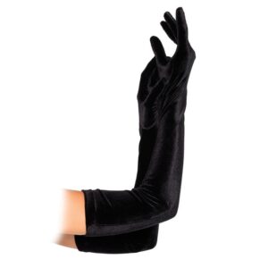 Fluwelen lange handschoenen – Velvet Opera Length Gloves