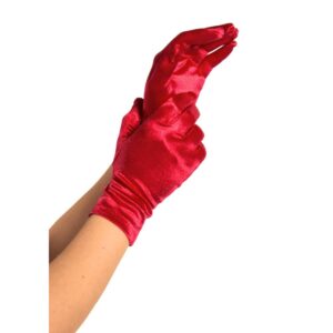 Korte satijnen handschoenen – Wrist Length Satin Gloves