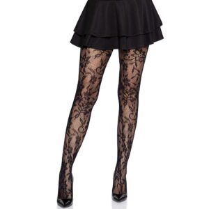 Naadloze bloemen panty – Seamless Floral Lace Pantyhose